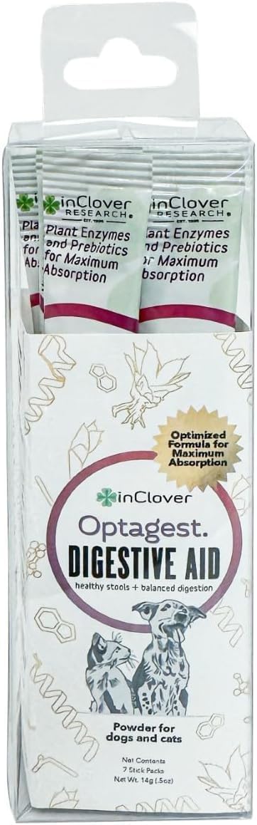 In Clover Optagest supplement bottle back label