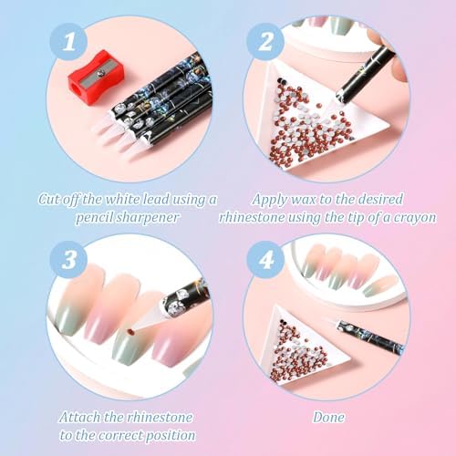 Stainless steel tweezers for precision gem placement