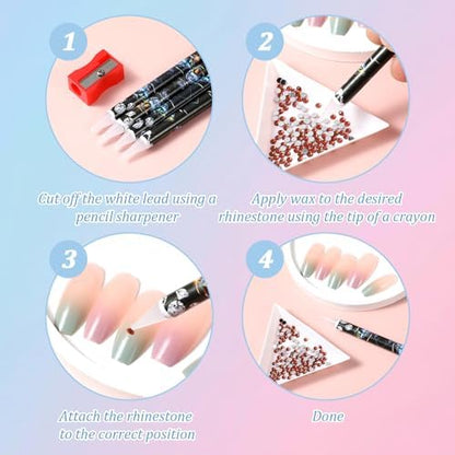 Stainless steel tweezers for precision gem placement