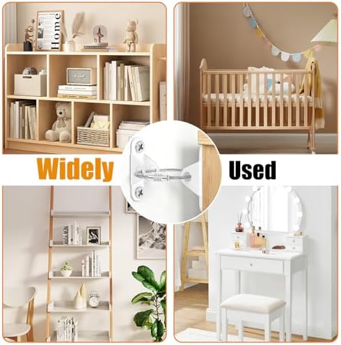 Complete 6 pack safety kit contents including screws brackets and wall anchors for home safety