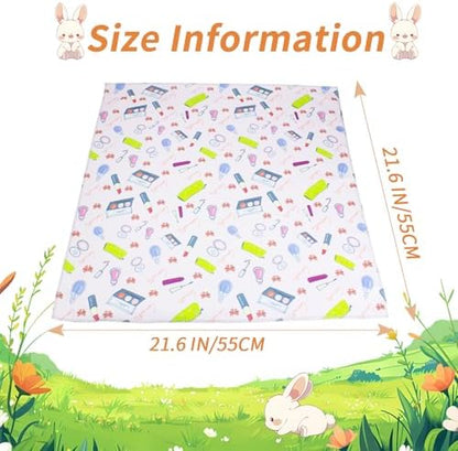 OOXYG bunny grooming blanket wrap showing secure comfortable full body coverage