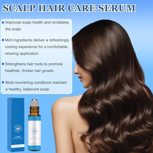 Baikupo cooling scalp serum bottle showing the clear liquid fluid and 10ml volume text.