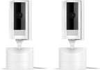 Ring security camera showing 360-degree rotation