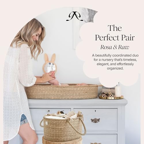 Bebe Bask Rosa basket with foldable handles view