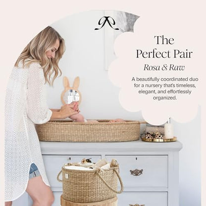 Bebe Bask Rosa basket with foldable handles view