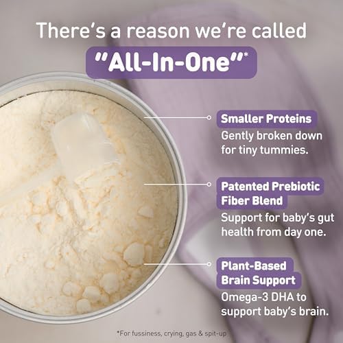 Enfamil NeuroPro Gentlease infant formula highlighting brain building DHA and HuMO6 immune blend