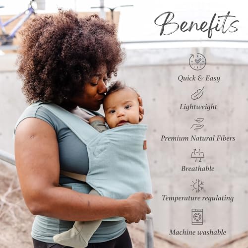 Close up of adjustable straps on Happy! Original Baby Carrier