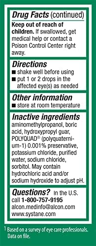 Systane Ultra Lubricant Eye Drops imported USA version for ocular hydration.