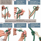 Sticks N Bones Co leash showing the dual handle control feature
