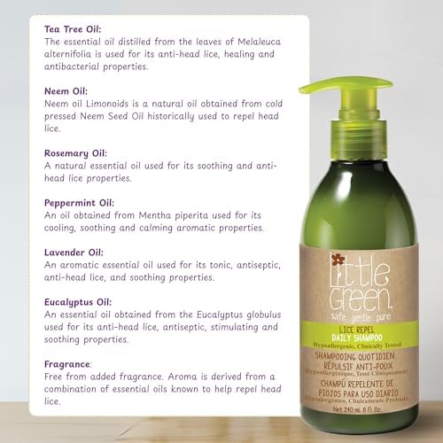 Authentic Little Green Lice Guard Shampoo bottle for school going children.