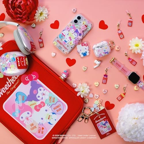 Full collection overview of the Valentine themed Hello Kitty and friends desk decoration charms
