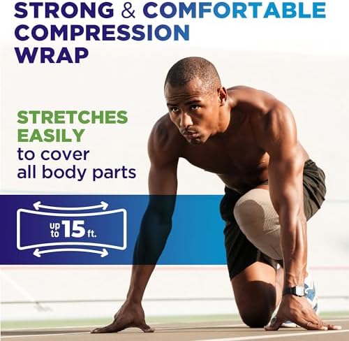 Mighty-X 6 pack bandage set in polyester material for injury recovery and swelling