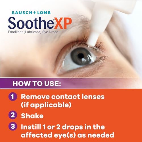 Soothe XP Xtra Protection sterile lubricating eye drops side view