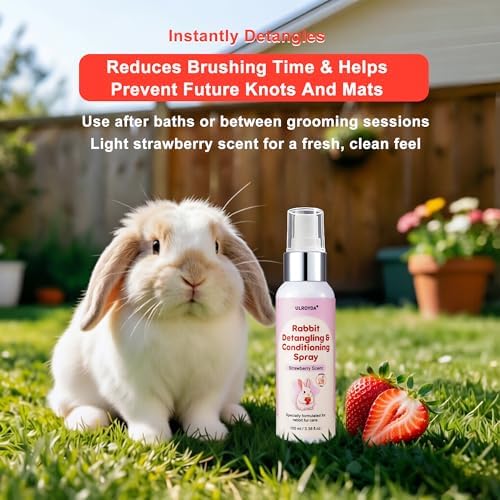Premium imported USA rabbit grooming spray for removing mats and knots