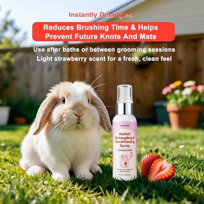 Premium imported USA rabbit grooming spray for removing mats and knots
