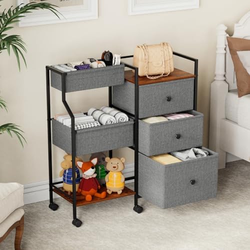 Modanais baby cart organizer showing drawer and storage compartments