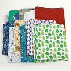 OsoCozy aqua green wet bag folded for travel