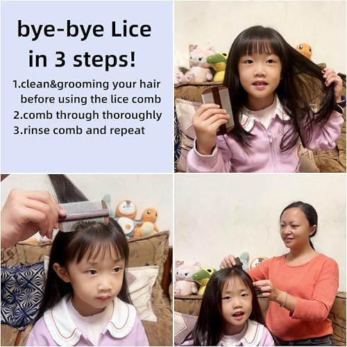 Ergonomic handle of Dynarex lice treatment tool for better grip