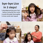 Ergonomic handle of Dynarex lice treatment tool for better grip