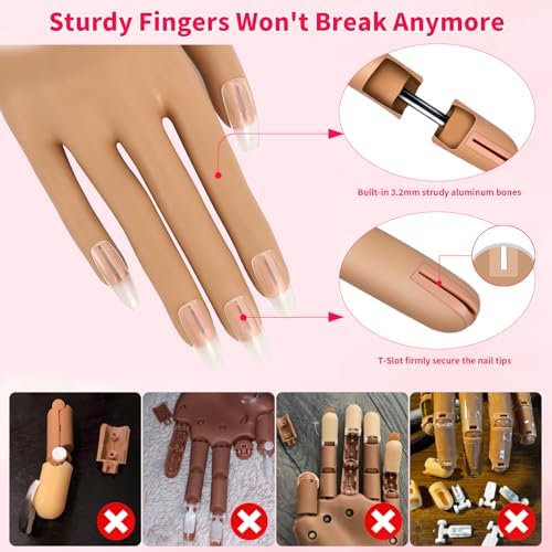 Aluroice professional nail art training mannequin