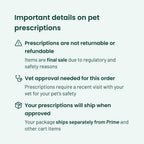 Instructions on Selarid packaging for safe puppy and kitten usage