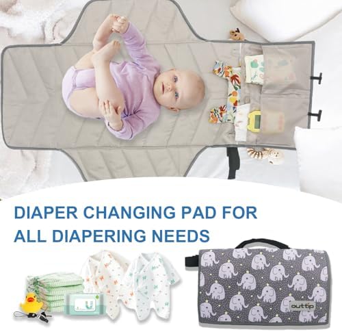 Outtip extra long diaper changing station laid flat on a surface