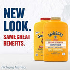 Comparison view of Odor-Eaters foot powder for all-day effectiveness.