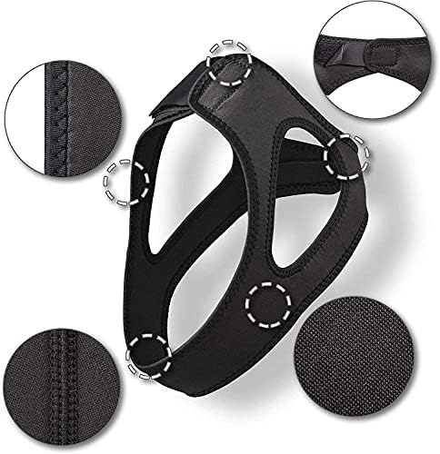 Breathable neoprene jaw support belt for snoring reduction