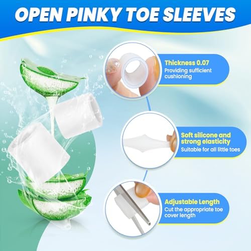 Washable and reusable silicone toe cushions for men and women.