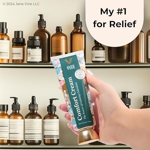 Jane Vine Calendula Relief Cream used for oncology skin support and dermatitis.