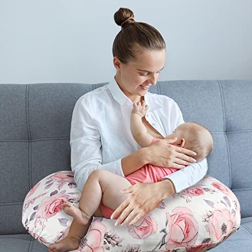 Swesen nursery decor nursing pillow slipcover lifestyle