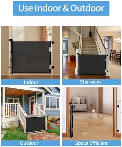 Durable scratch resistant mesh material detail on Veraste child safety barrier