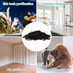 Sukh activated carbon media package for residential air purification
