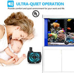 CWKJ compact water pump positioned for aquarium and fountain use