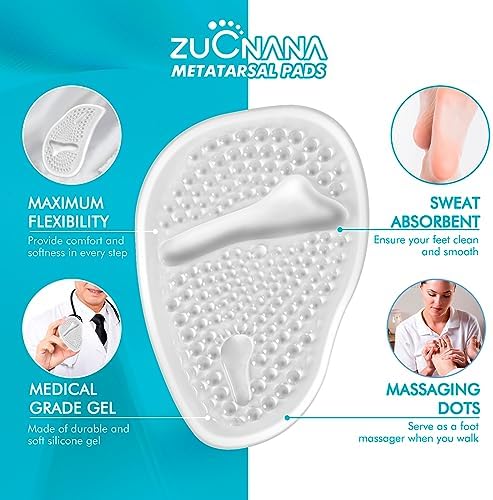 Self adhesive non slip silicone shoe inserts for women