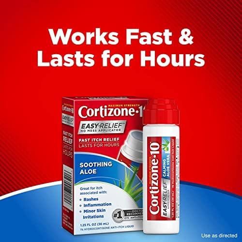 Back label of Cortizone-10 showing active ingredients and usage directions.