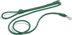 Wild One Hands-Free Adjustable Rope Dog Leash Spruce front view premium pet lead