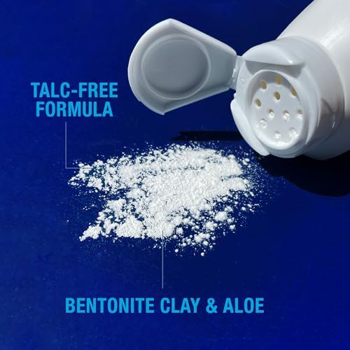 Talc free jock itch dusting powder for moisture absorption and friction reduction