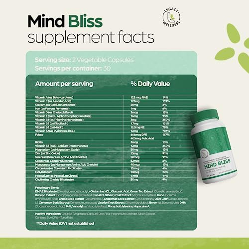 LegacyNutra non-GMO gluten free brain booster supplement for daily cognitive wellness