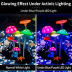 Uniclife artificial coral mushroom landscape ornament in water