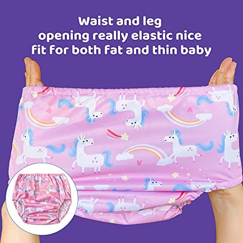 Bisenkid toddler plastic underwear showing elastic leg opening detail