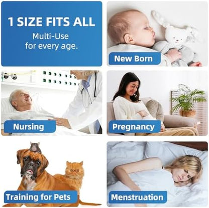 SOFYFINE thirty by thirty-six inch disposable pad utilized as an extra large puppy pee training mat