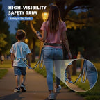 Adjustable dual-lock buckle system on autism safety harness