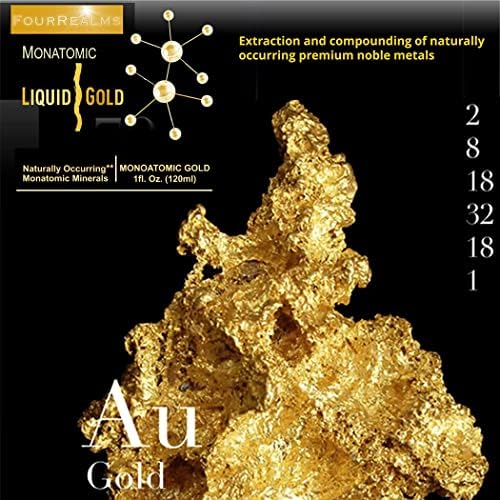 Liquid Gold ORMUS pure M-State minerals bottle ready for daily use