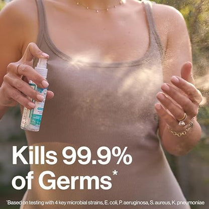 The Honest Company Plant-Based Hand Sanitizer Spray, Kills 99.9% of Germs, Hypoallergenic, Quick-drying, Moisturizing, Fragrance-Free, 2 fl oz - Image 4