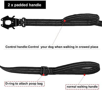 Icefang 6ft bungee leash for large dogs