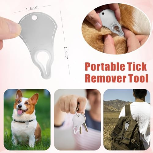 Portable storage view of the tick remover kit for outdoor travel.