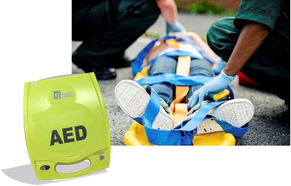 Zoll AED Plus in carrying case for portable emergency response