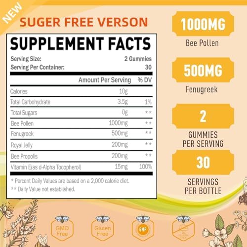 Joywiit sugar free organic 1000mg women supplement ingredients label details
