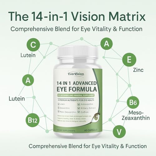 Evervision 120 capsules bottle for vision support